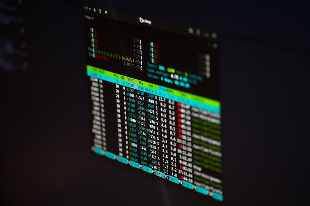 スプレッドシートのデータが表示された画面